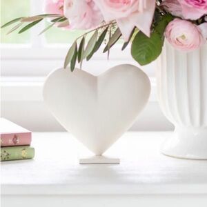 Cast Aluminum Heart Statue